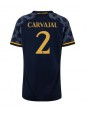 Real Madrid Daniel Carvajal #2 Venkovní Dres pro Dámské 2023-24 Krátký Rukáv